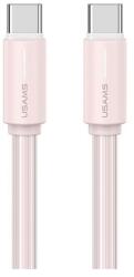 USAMS SJ734USB04 1m Type-C rózsaszín adat- és töltőkábel (SJ734USB04)