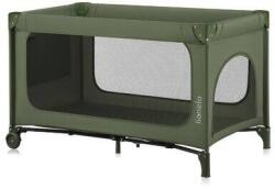 Lionelo Patut Pliant Lionelo Jasmin Easy Fold Pana La 15kg Doua Nivele Saltea Ergonomica T25 Intrare Laterala 2 Roti Cu Frana 123x67cm 0-36luni Verde (LO-JASMIN_EASY_FOLD_GREEN_OLIVE)