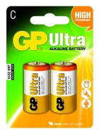 GP Batteries 1.5V Ultra alkáli 14AU baby(C) elem (2db/bliszter) (GP14AU-BL2) (GP14AU-BL2) - aqua