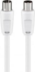 Goobay antenna koax kábel szerelt kivitelben 10m fehér (11514) (11514) - aqua