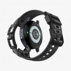 Spigen Rugged Armor Pro Samsung Watch 6 (44mm) védőtok szíjjal fekete (ACS06496)