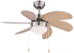 ZEVENTI Ventilator de tavan ZEVENTI FAMARA 1xE14/60W/230V bej (ZV0015)