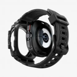 Spigen Rugged Armor Pro Samsung Watch Ultra (47mm) védőtok szíjjal fekete (ACS08427)