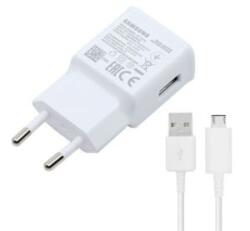 Samsung USB-A hálózati töltő + microUSB kábel fehér 'Gigapack csomagolás' (EP-TA200EWE+EP-DG925UWE / ECB-DUEWE)