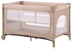 Lionelo Patut Pliant Lionelo Jasmin Easy Fold Pana La 15kg Doua Nivele Saltea Ergonomica T25 Intrare Laterala 2 Roti Cu Frana 123x67cm 0-36luni Bej (LO-JASMIN_EASY_FOLD_BEIGE_SAND)