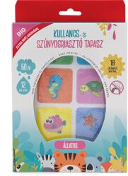 Elysium Kullancs- és szúnyogriasztó állatos tapasz intenzívebb aromával (3 éves kortól) - 60 db - 1 doboz