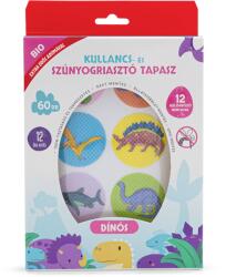 Elysium Kullancs- és szúnyogriasztó dínós tapasz intenzívebb aromával (3 éves kortól) - 60 db - 1 doboz