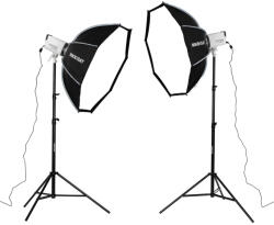 Godox LA300R Dupla LED Lámpa szett portrékhoz - 100cm 8Clicks Softbox