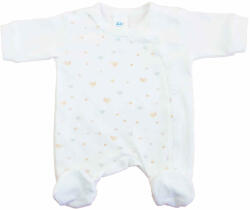 Asti Elöl patentos rugdalózó, madárka mintával, vékony, pamut - pindurka