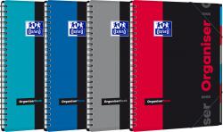OXFORD Caiet organizator Oxford Students Organiser, A4+, 80 file, diverse culori, patratele 400019524
