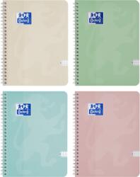 OXFORD Caiet Oxford Touch Pastel, A4, 80 file, culori pastel, patratele 400175356