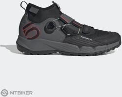 Five Ten Trailcross Pro Clip-in kerékpáros cipő, grey five/core black/red (EU 43 1/3)