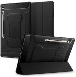 Spigen Samsung Tab S10 Ultra LTE / Tab S10 Ultra WIFI SPIGEN RUGGED ARMOR PRO tok álló aktív FLIP, ceruza tartó, FEKETE ACS06538 (ACS06538)