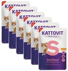 KATTOVIT Kattovit Vital Care Sterilised pui 6 x 85 g