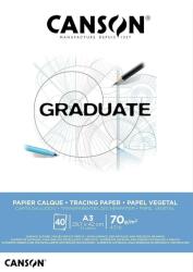 Canson Pad Graduate Tracing Vázlatfüzet 40 A3 70 g (C31250P021)
