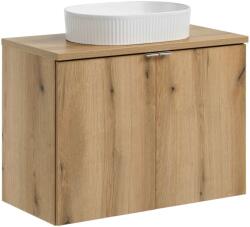 Comad Készlet szekrény Comad Nova Oak NOVA OAK A 82-80-2D, mosdótál Comad Beyond BEYOND 5 WHITE ( E-6564 ), NOVA OAK A 89-80