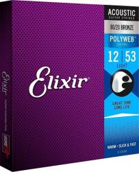 Elixir 11050 Polyweb 12-53 Akusztikus gitárhúrok (11050)