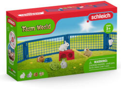 Schleich Schleich, Farm World, Tarc pentru iepuri si porcusori de guineea, set, 42500 Figurina