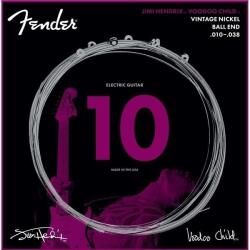 Fender Hendrix Voodoo Child Ball End Nickel 10-38 Corzi chitare electrice (0730150609)