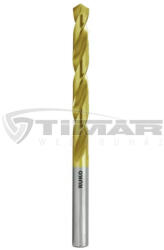 RUKO 250809T Csigafúró DIN 338 keresztélköszörűléssel HSS-G TiN 4, 76mm (250809T)