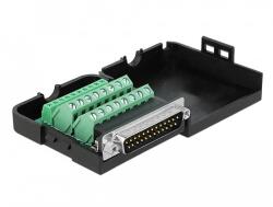 Delock DB25 párhuzamos adapter apa 26 tűs kapocstest házzal (66266)