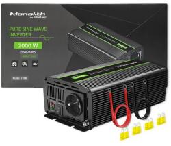 Qoltec Monolith Tiszta szinuszos inverter | 1000W | 2000W | 24V-ról 230V-ra (QC-51938)