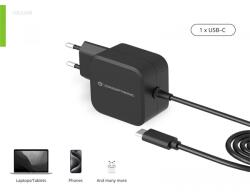 Conceptronic Univerzális Töltő adapter - OZUL04BE (USB-C, 67W, 3, 3-21V, fekete, 1, 8m) (OZUL04BE) - smart-otthon