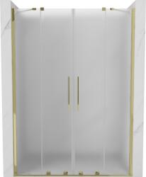 Mexen Velar Duo, tolózuhanyajtó nyitáshoz 140 cm, 8 mm-es matt üveg, arany fényes, 871-140-000-32-50 (871-140-000-32-50)