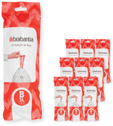Brabantia Saci pentru gunoi B PERFECTFIT 5 l, 200 buc, Brabantia (BRAB100314)