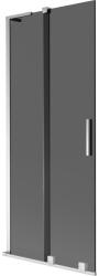 Mexen Velar L, 2 szárnyas eltolható kádparaván 85 x 150 cm, 8mm szürke üveg, króm profil, 896-085-003-41-01 (896-085-003-41-01)