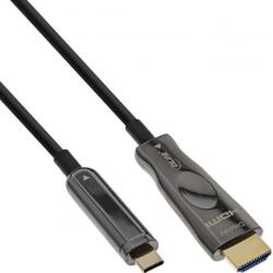 InLine Cablu activ optic AOC USB type C la HDMI 4K60Hz T-T 50m, InLine IL64250A (IL64250A)