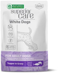 Nature's Protection Superior Care Gustari pentru caini N. P. Superior Care White Dogs cu ton somon 70 gr