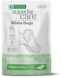 Nature's Protection Superior Care Gustari pentru caini N. P. Superior Care White Dogs cu ton biban 70 gr