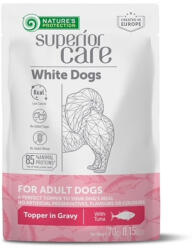 Nature's Protection Superior Care Hrana umeda complementara pentru caini Nature s Protection Superior Care White Dogs, cu ton, 70 g