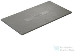 becrisa MURCIA 85x90 cm-es (A oldal x B oldal, lásd műszaki rajz) zuhanytálca palakő hatású felülettel, Mist MUR22P85X90 (MUR22P85X90)