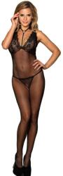 Subblime Bodystockings Subblime - 951993 Fekete átlátszó Halászháló ágyék Nélküli Bodyharisnya Egy Méretben (d-241348)