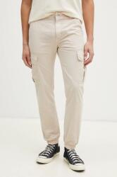 Tommy Hilfiger pamut nadrág bézs, cargo, DM0DM20284 - bézs 32/34