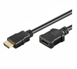 TECHLY HDMI hosszabbító kábel, 7, 5 méter, aranyozott, fekete (8057685304666)