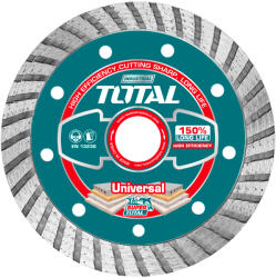 TOTAL Gyémánt vágótárcsa száraz vágáshoz 125(5)X22mm / 12mm /INDUSTRIAL (TAC2131251)