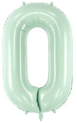 PartyDeco S. r. o 0. szám, világos zöld, fólia lufi, 72 cm
