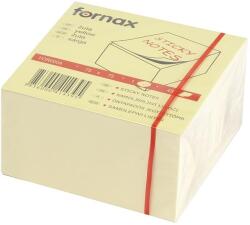 Fornax Jegyzettömb öntapadó, 75x75mm, 450lap, Fornax sárga (A-FOR0004) - irodaitermekek
