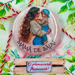 Gravolo Martisor personalizat Mama de Baiat (C1428)