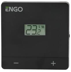 ENGO Termostat de camera ENGO EASY - 24 cu fir, negru, 24V