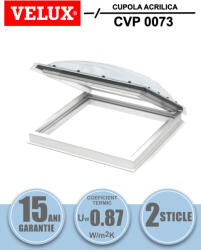 Velux CVP 0073 - Fereastra acoperis terasa cu deschidere manuala, 2 sticle