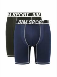 DIM Комплект от два мъжки спортни боксера в черно и тъмно синьо DIM SPORT LONG BOXER 2x DIM | Cheren | МЪЖЕ | M