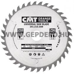 CMT fűrésztárcsa favágáshoz 216mm Z48 (291.216.48M)