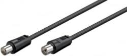 Goobay antenna koax kábel szerelt 2.5m fekete (11722) (11722)