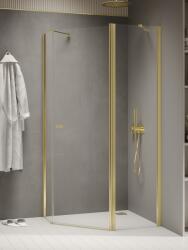 NEW TRENDY New Soleo Light Gold cabină de duș 100x80 cm auriu luciu/sticlă transparentă K-1665 (K1665)