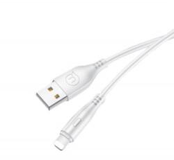 USAMS SJ266USB02 Lightning töltőkábel fehér (SJ266USB02)