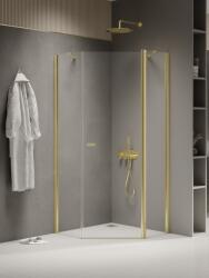 NEW TRENDY New Soleo Light Gold cabină de duș 80x80 cm auriu luciu/sticlă transparentă K-1663 (K1663)